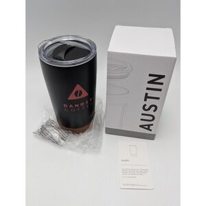 Austin Superior Insulation 16 oz Tumbler With Sliding Closure Danger Coffee Logo